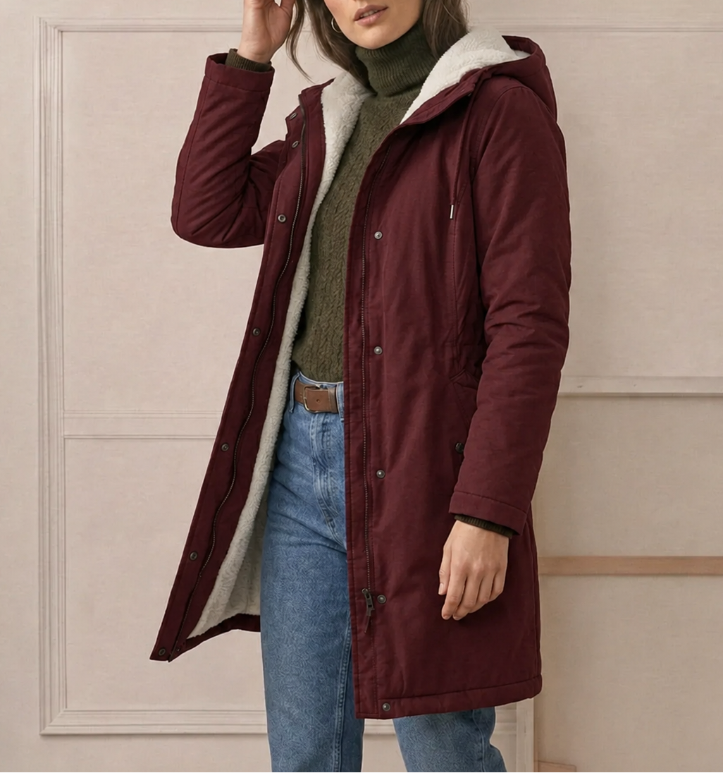Marjorie | Cozy Hooded Coat