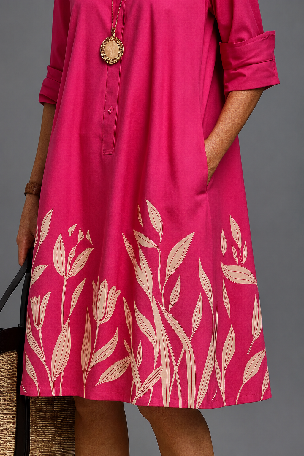 Annmarie | Comfortable Flowing Midi Dress