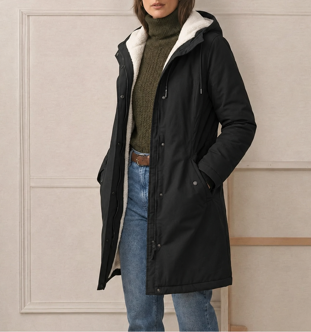 Marjorie | Cozy Hooded Coat