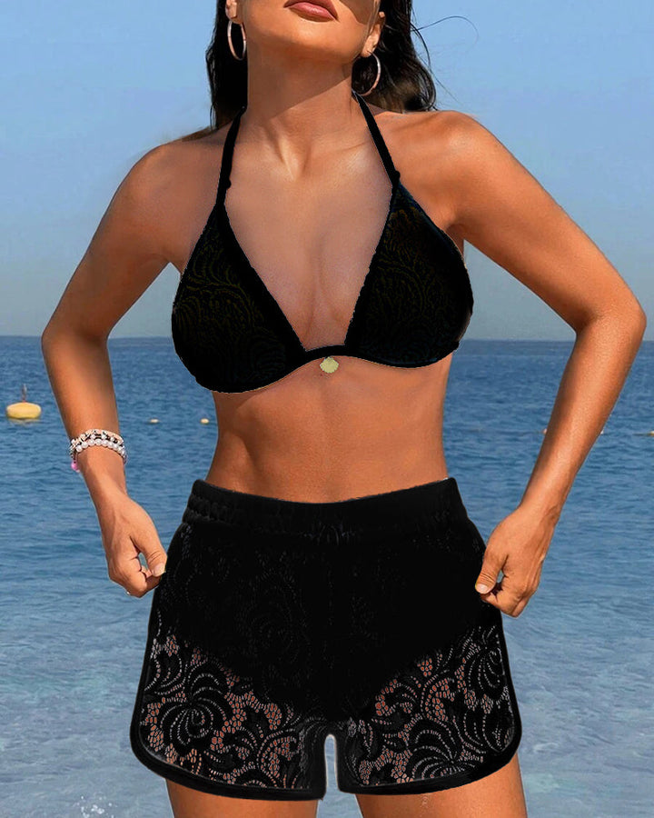 EITHNE | ELEGANT LACE BIKINI SET