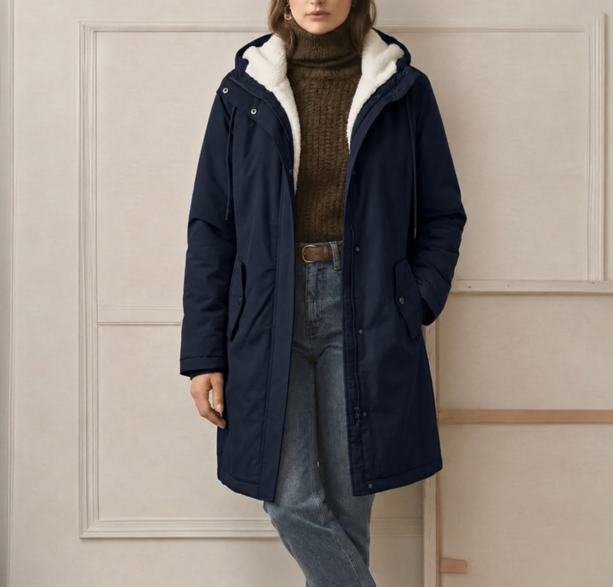 Marjorie | Cozy Hooded Coat