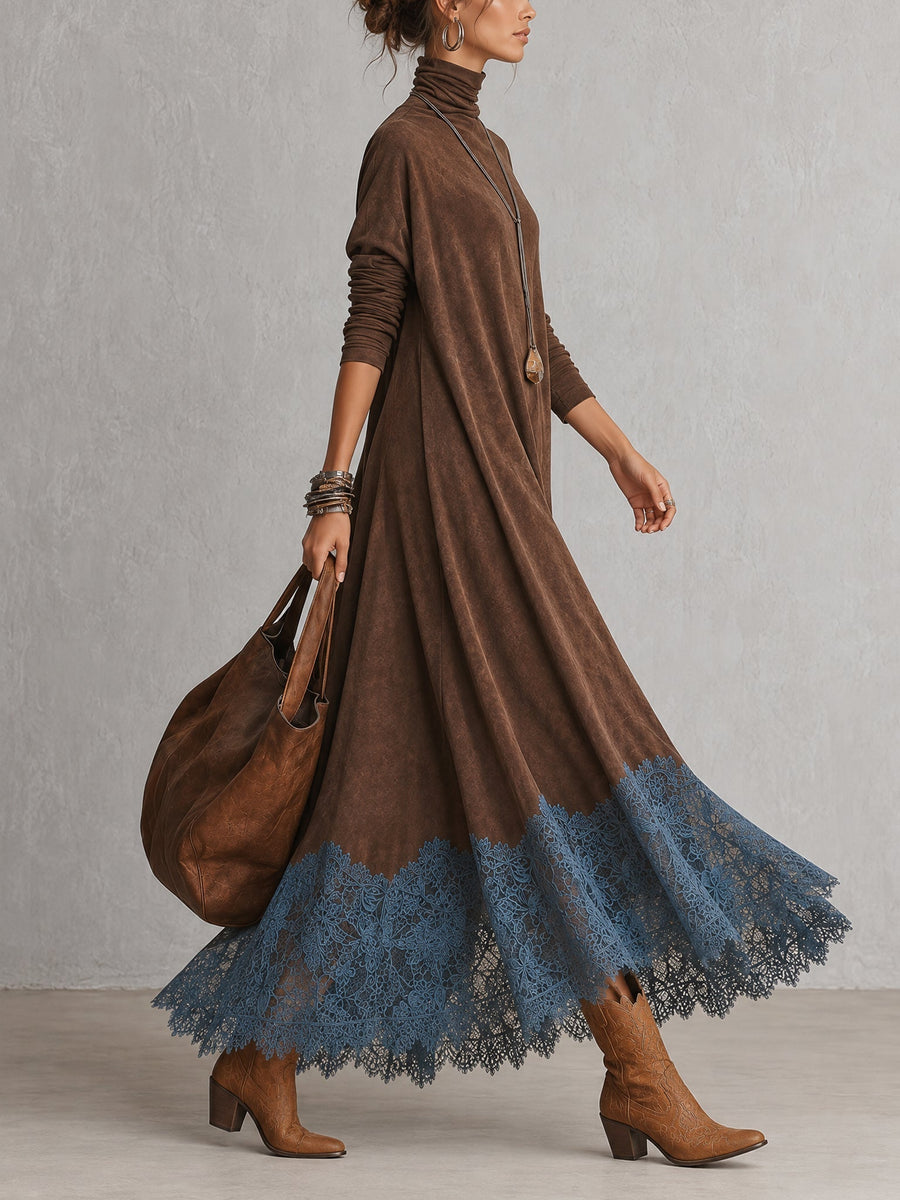 Lorraine | Lace Hem Maxi Dress