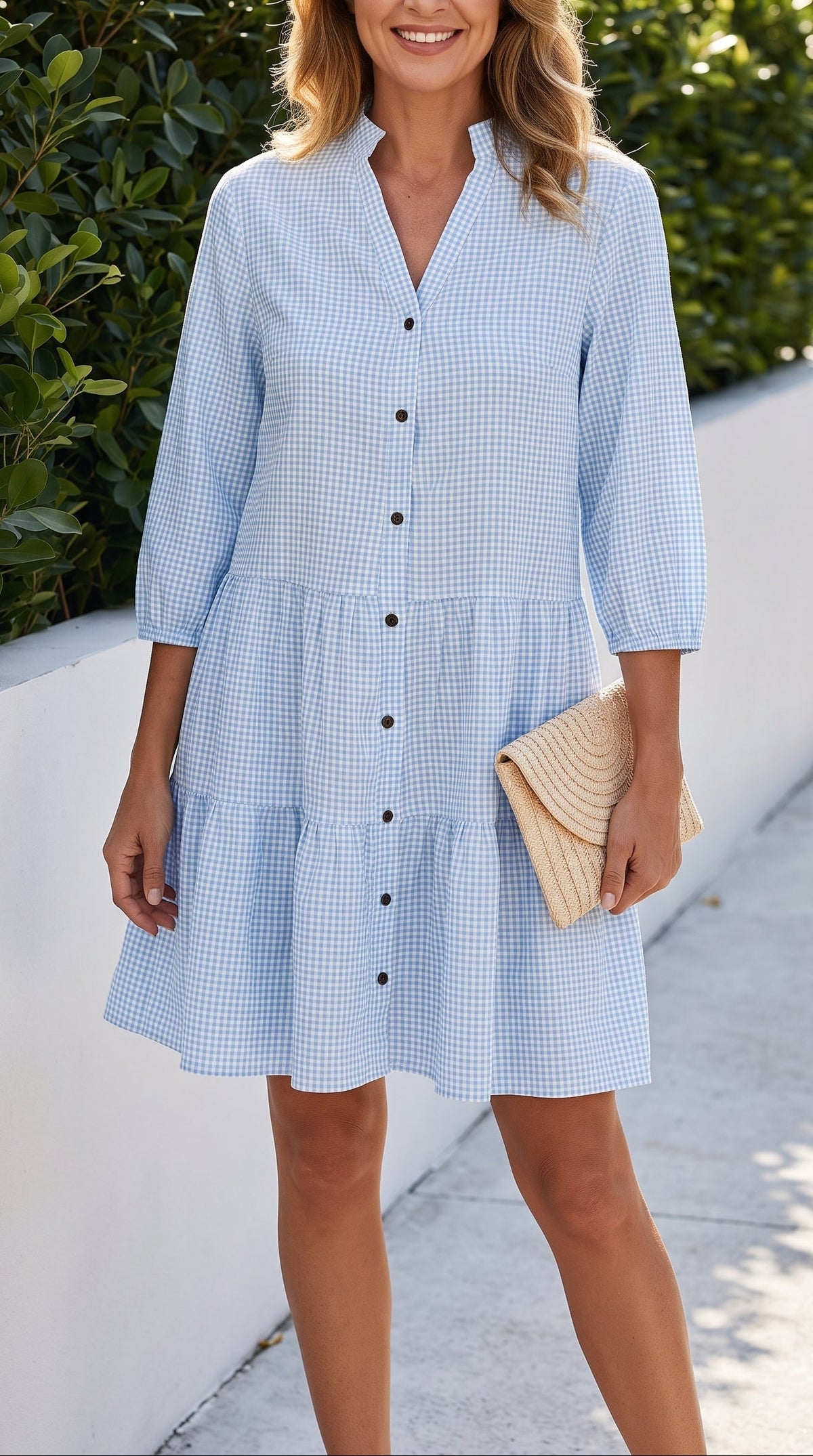Shanna | Gingham Day Dress