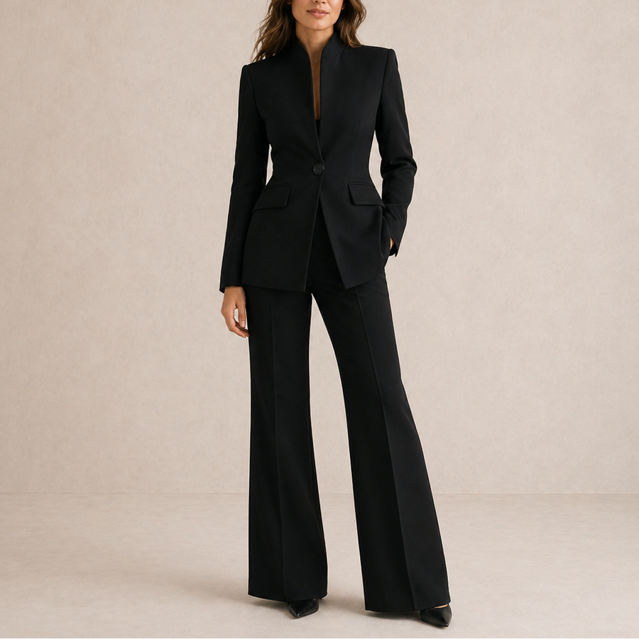Vessalia | Tailored Wide-Leg Suit