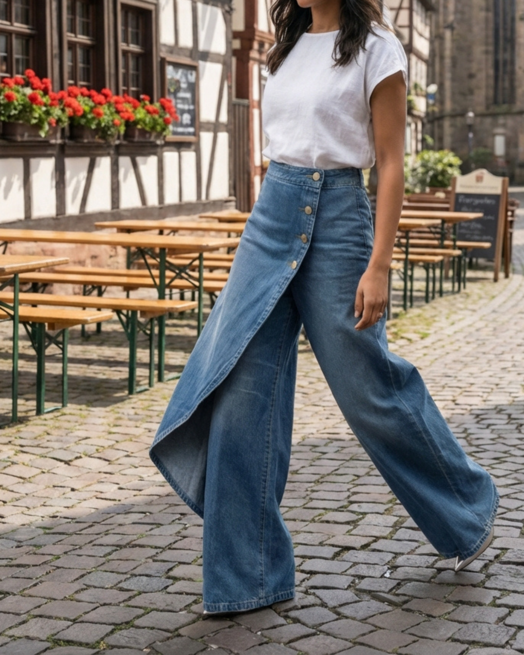Valencia™ | Wide-Leg Denim Jeans