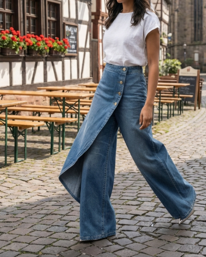 Valencia™ | Wide-Leg Denim Jeans