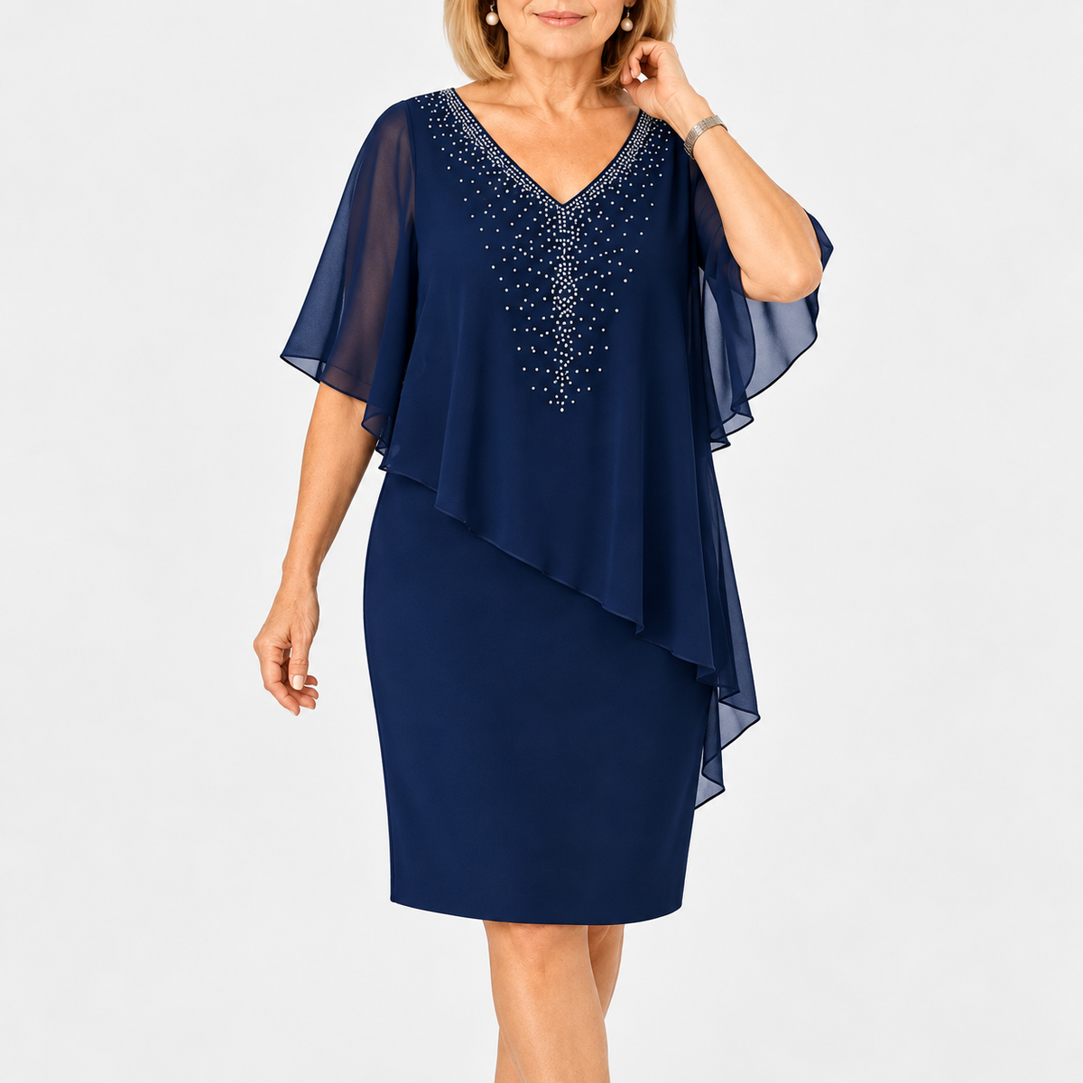 Josie | Elegant Draped Dress