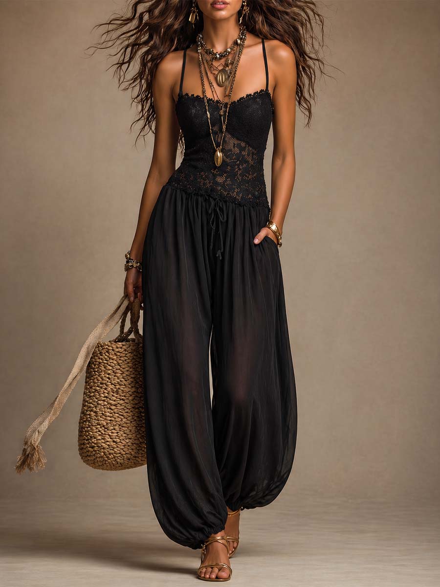 Laia™ | Bohemian Lace Jumpsuit