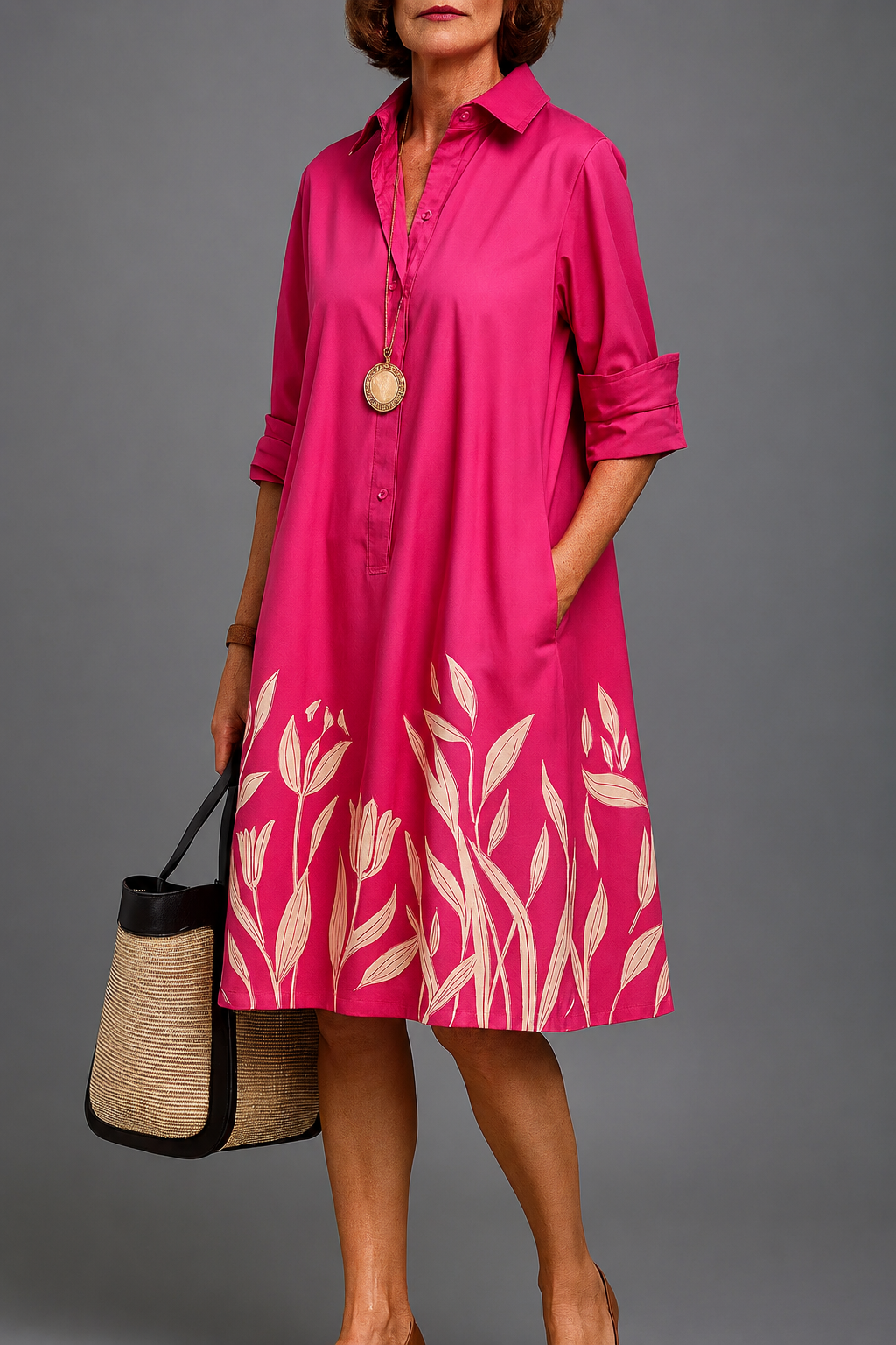 Annmarie | Comfortable Flowing Midi Dress
