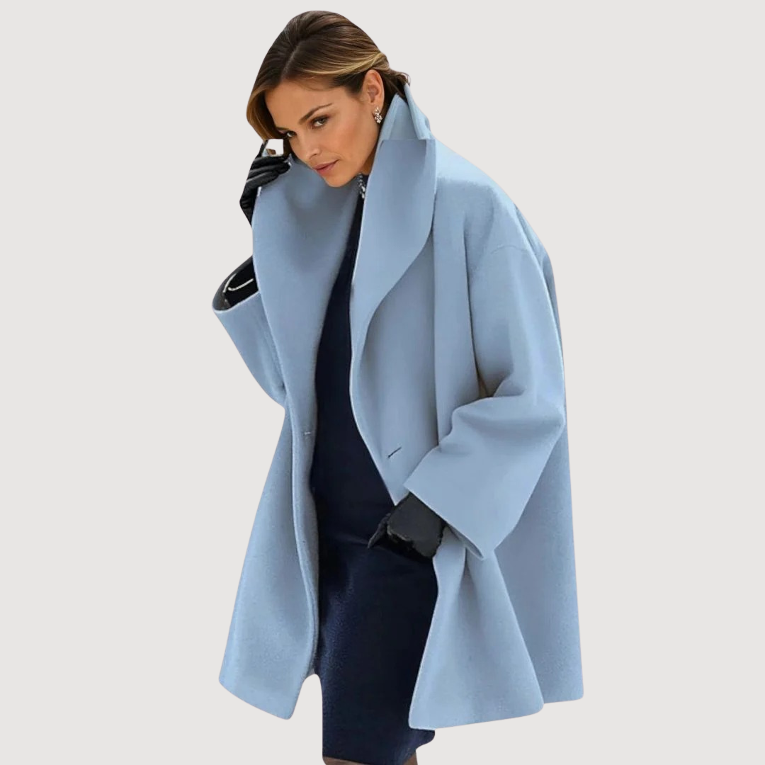 Constance | Shawl Collar Swing Coat