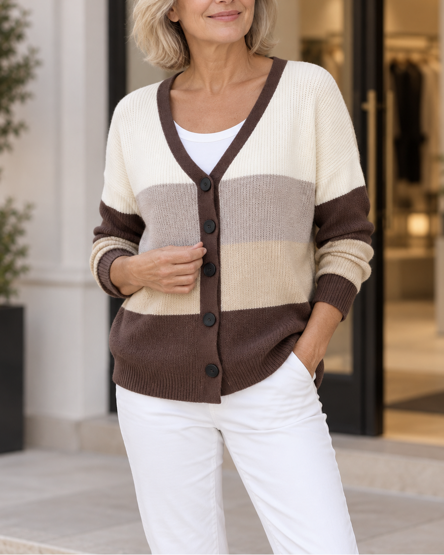 Felicie | Button-Front Knit Jacket