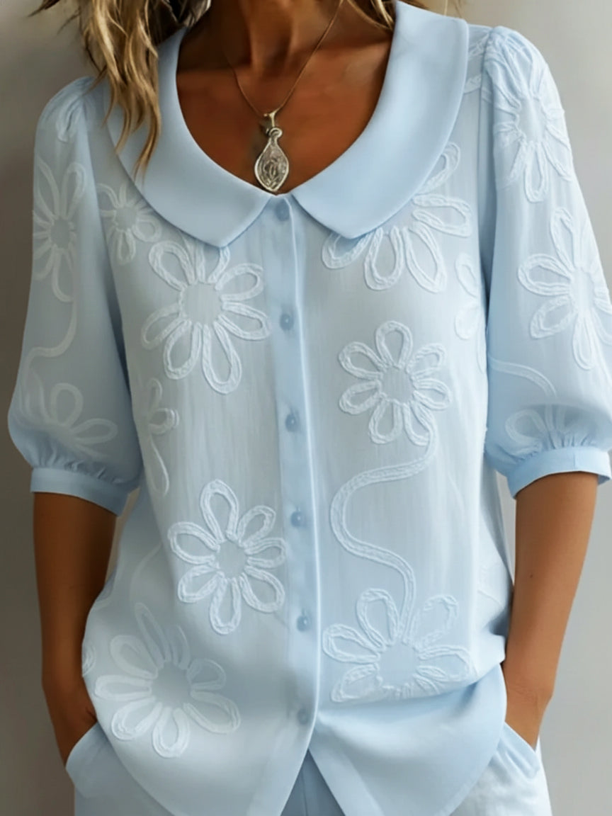 Aurélie | Floral Flowing Blouse