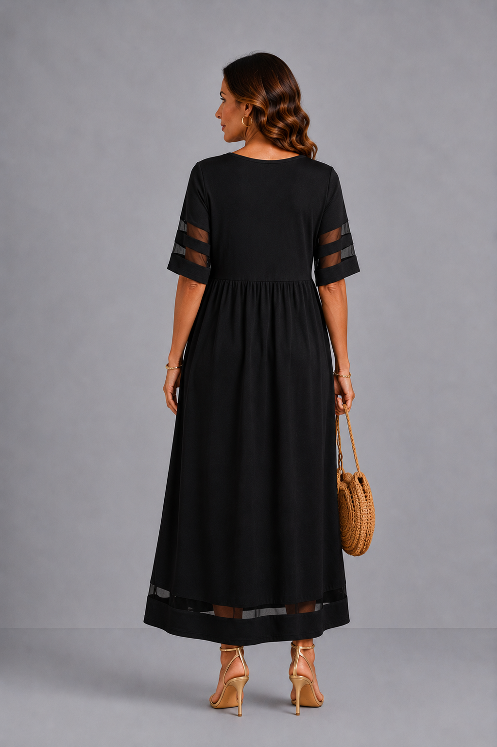 Aubrey | Empire Waist Midi Dress