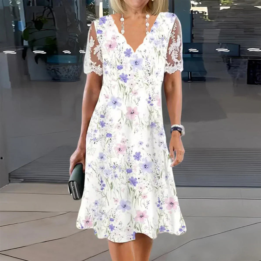 Lane | Elegant Lace Midi Dress