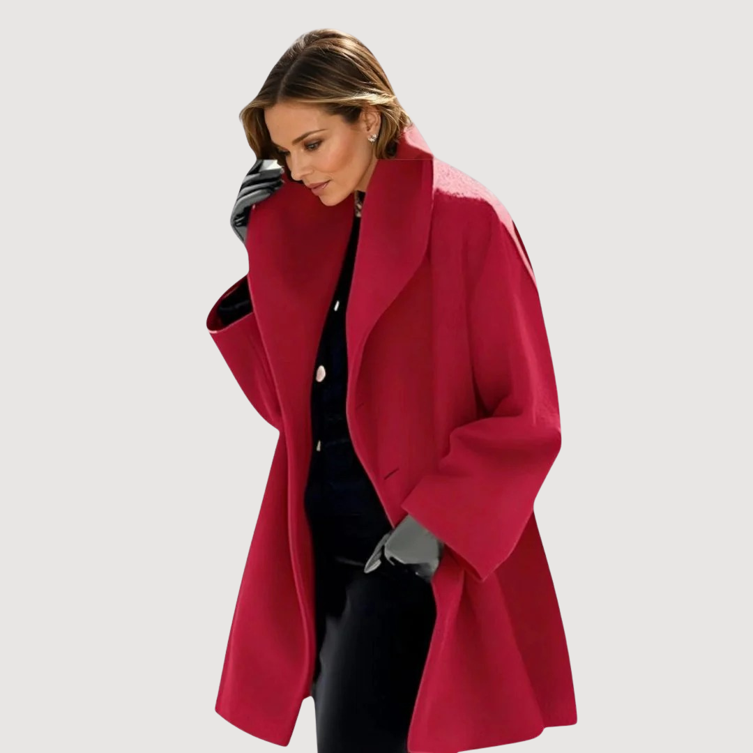 Constance | Shawl Collar Swing Coat