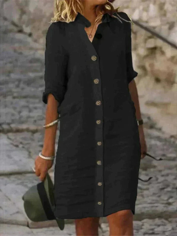 Avera | Airy Comfort Shirt Dress