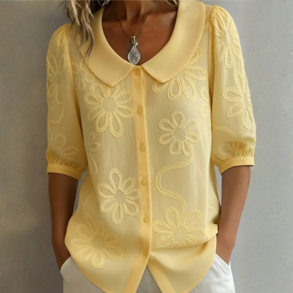 Rosalia™ | Elegant Floral Blouse