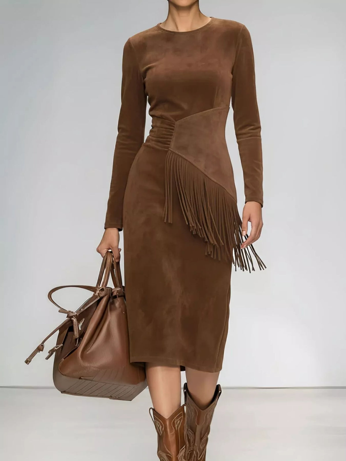 Wren | Fringe Statement Midi Dress