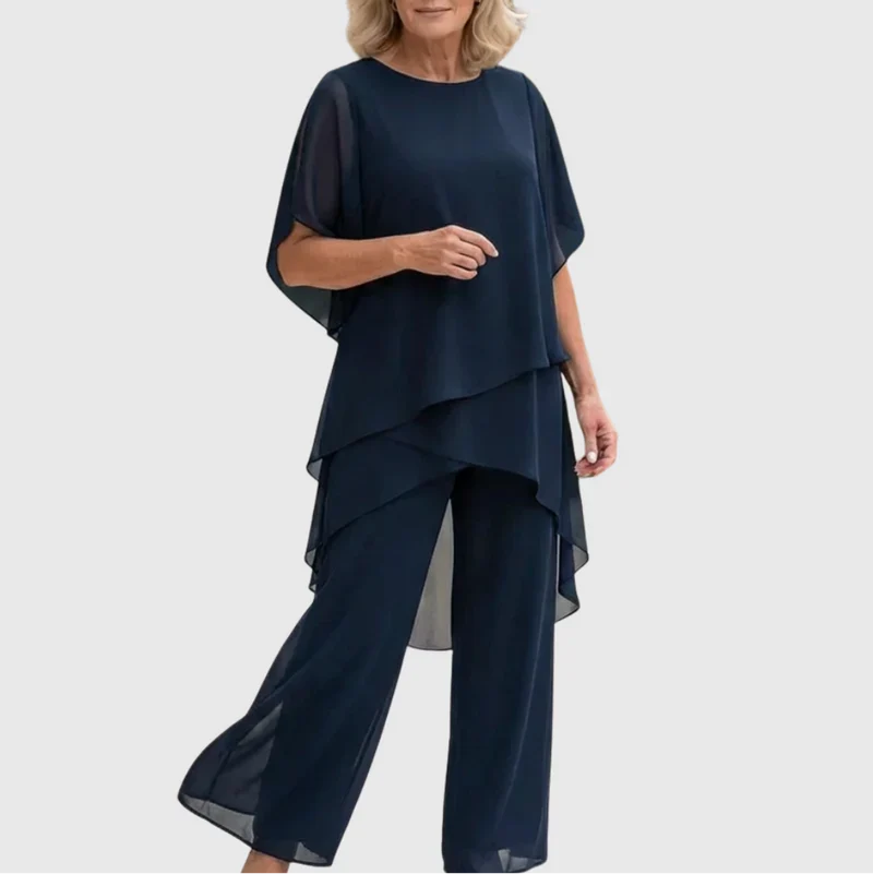 Beatrice | Cotton-Poly Coordinated Set