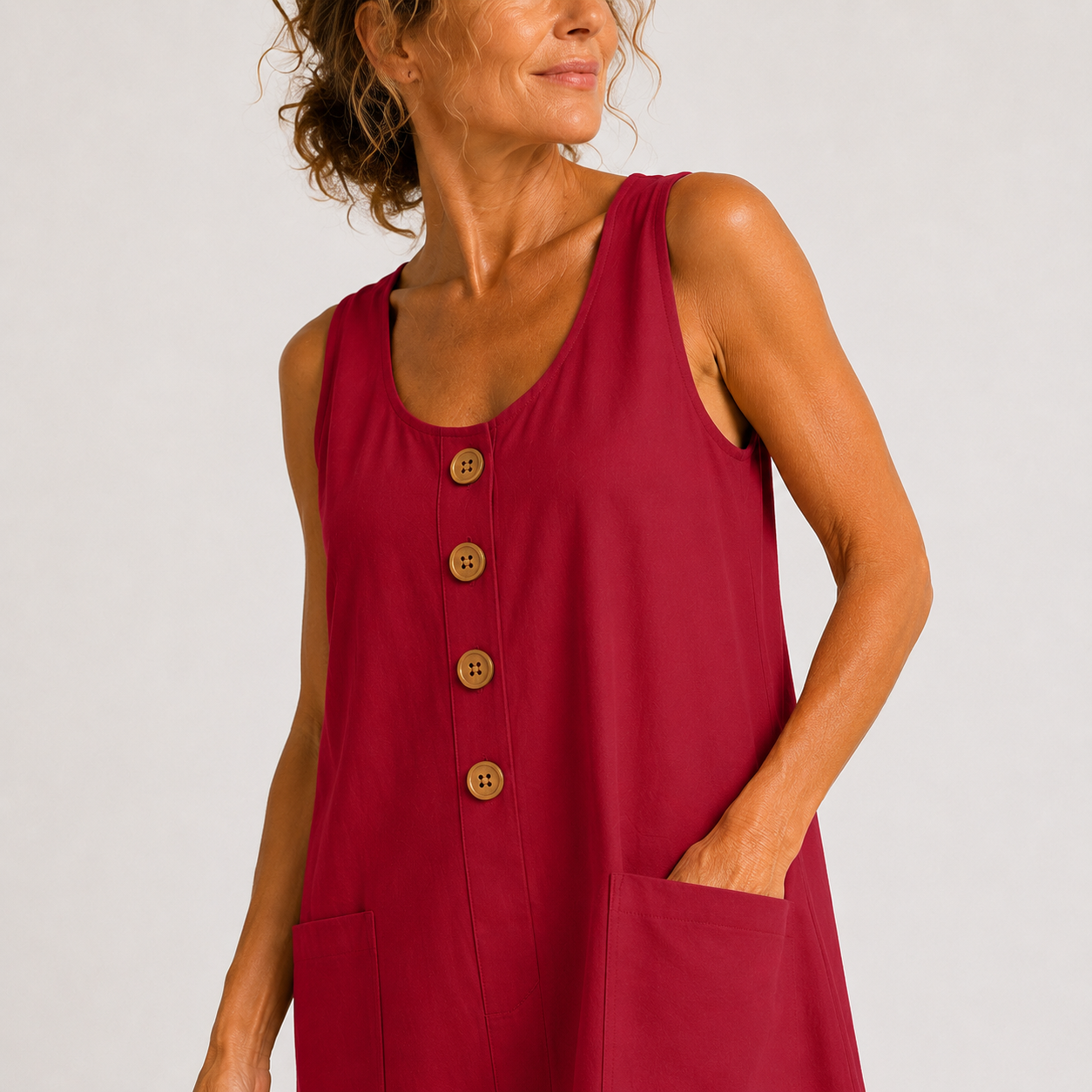 Maud™ | Premium Linen Blend Summer Dress