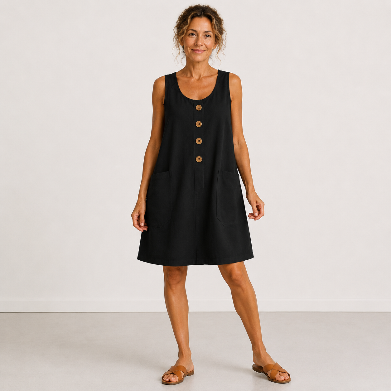 Maud™ | Premium Linen Blend Summer Dress