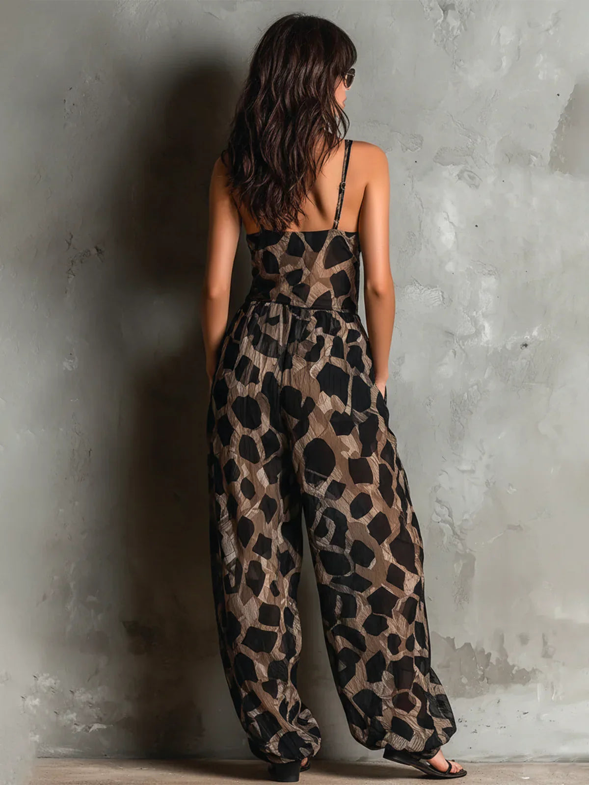 Zahara™ | Animal Print Wide-Leg Jumpsuit