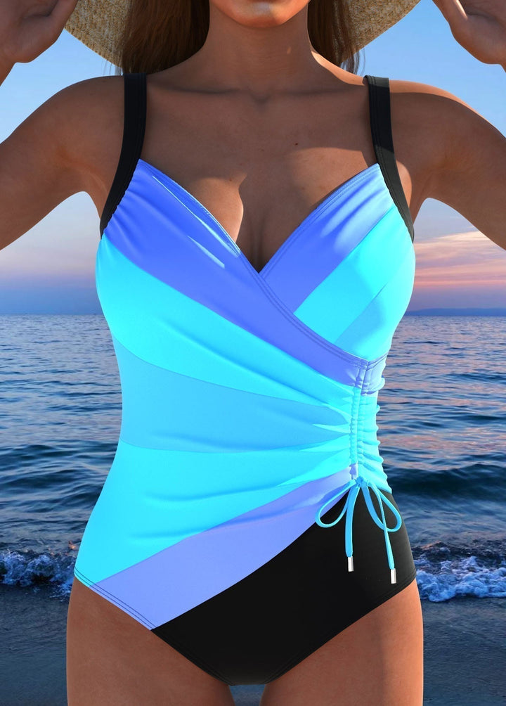 CLÍODHNA | COLOURFUL WRAP SWIMSUIT