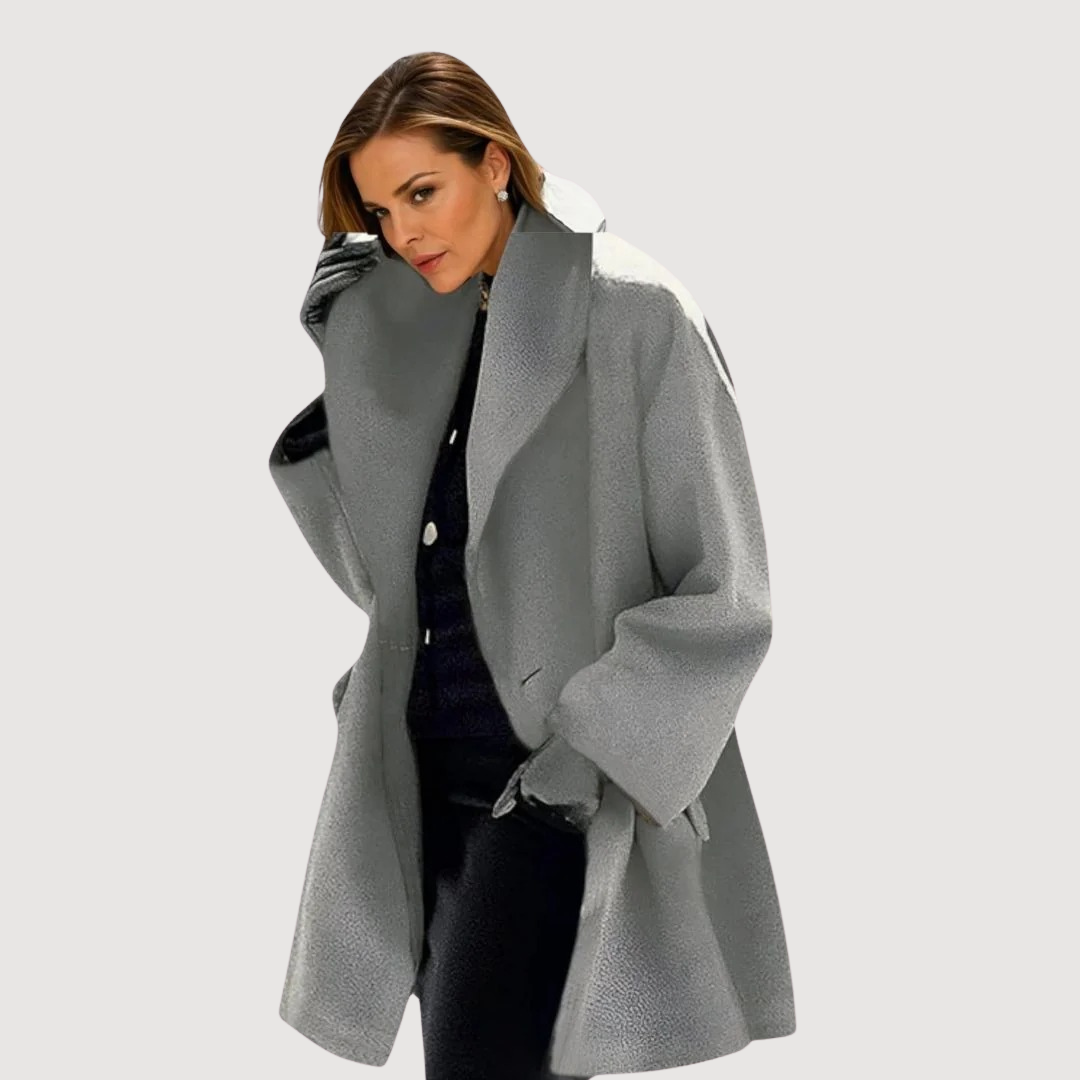 Constance | Shawl Collar Swing Coat