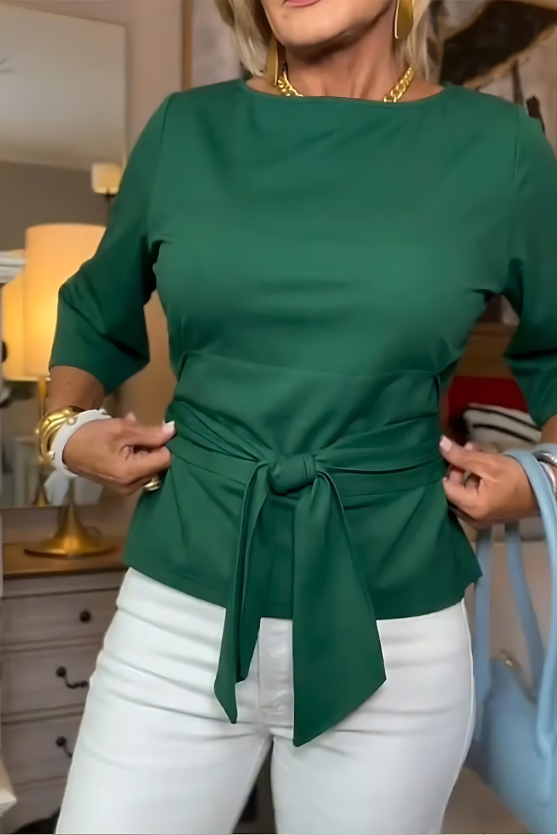 Daria | Tie-Waist Top