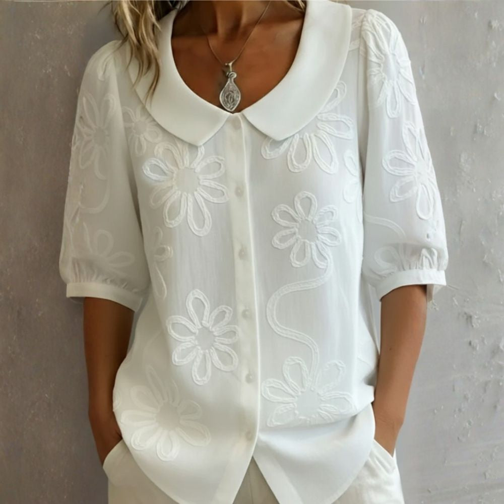 Rosalia™ | Elegant Floral Blouse