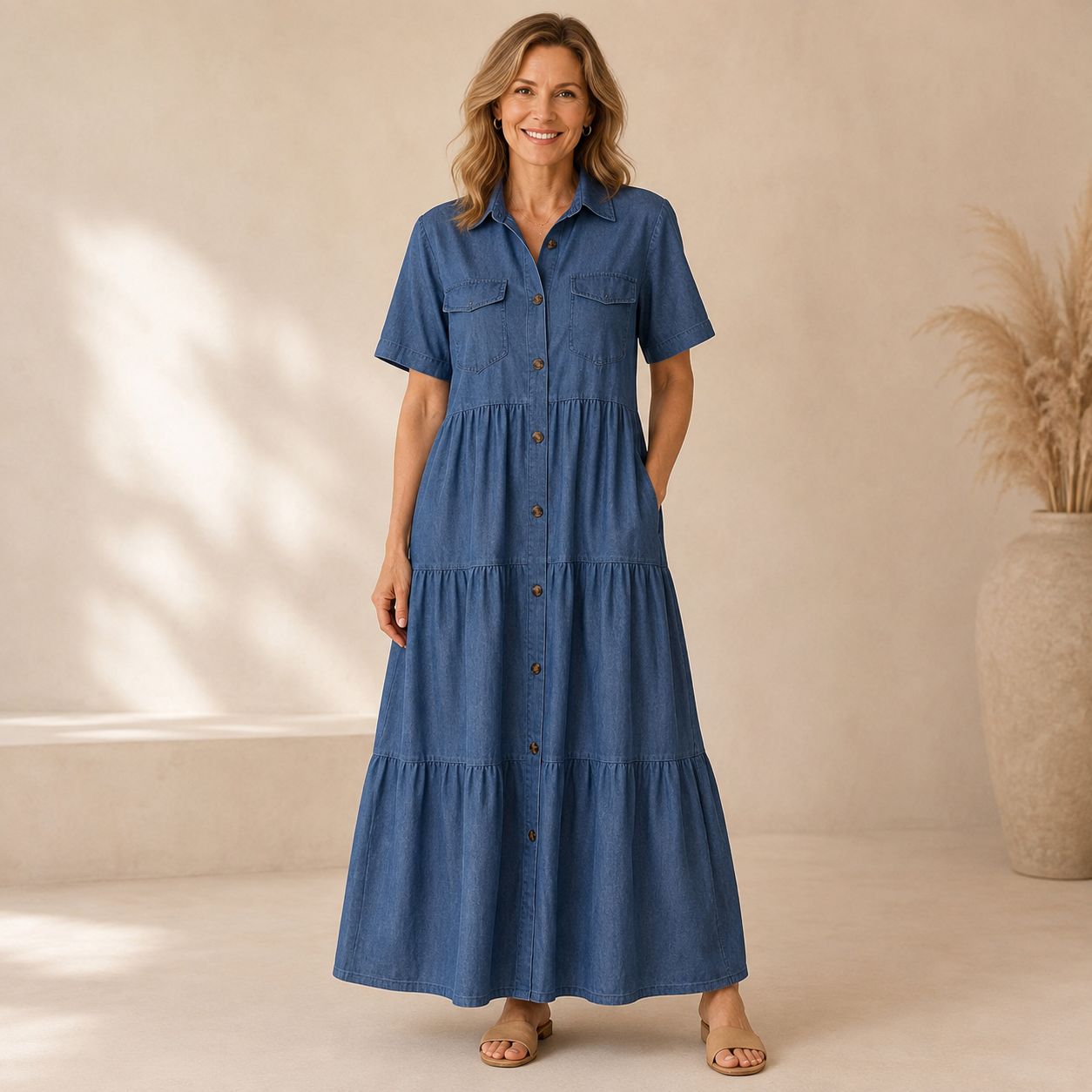 Sophia | Casual Elegant Midi Dress