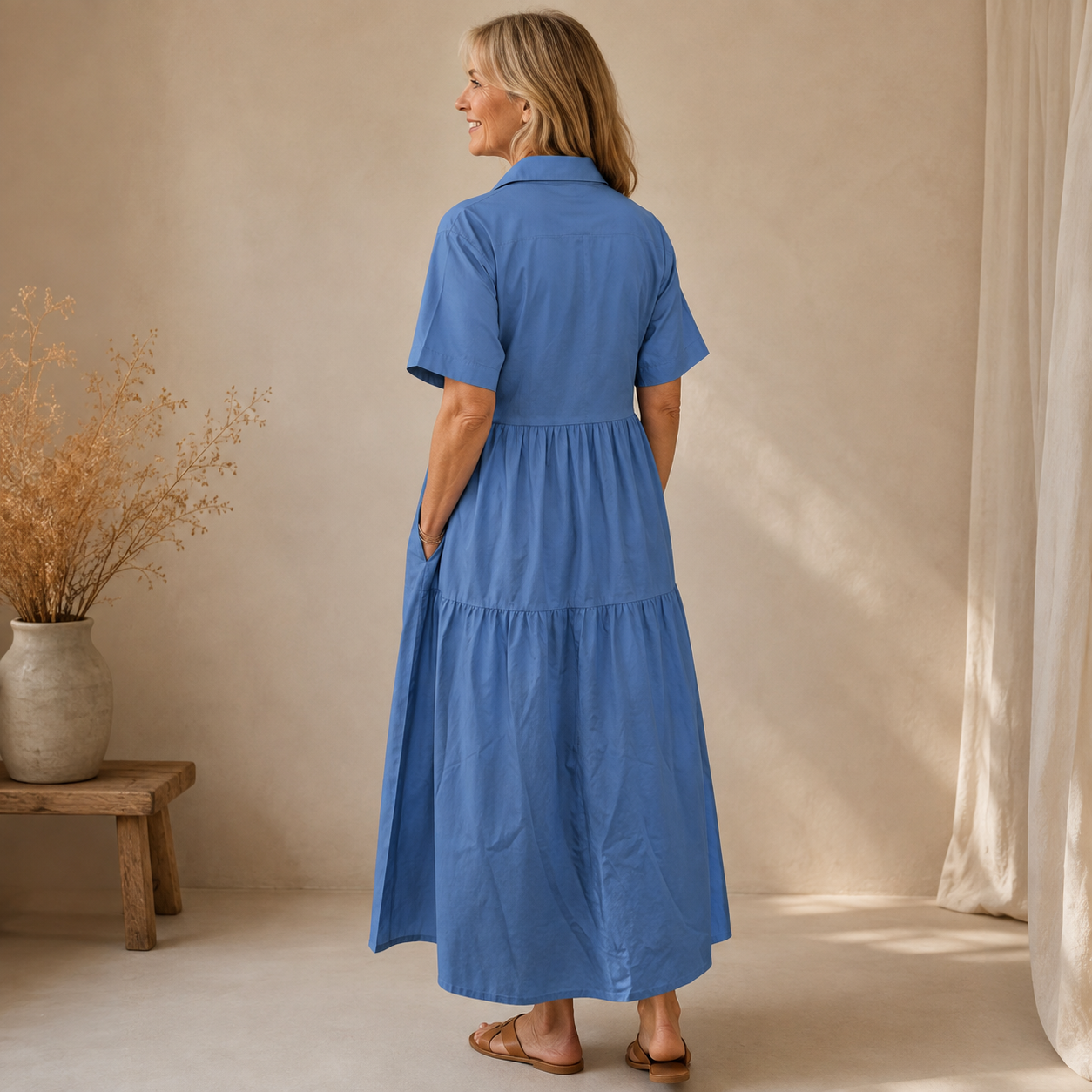 Sophia | Casual Elegant Midi Dress