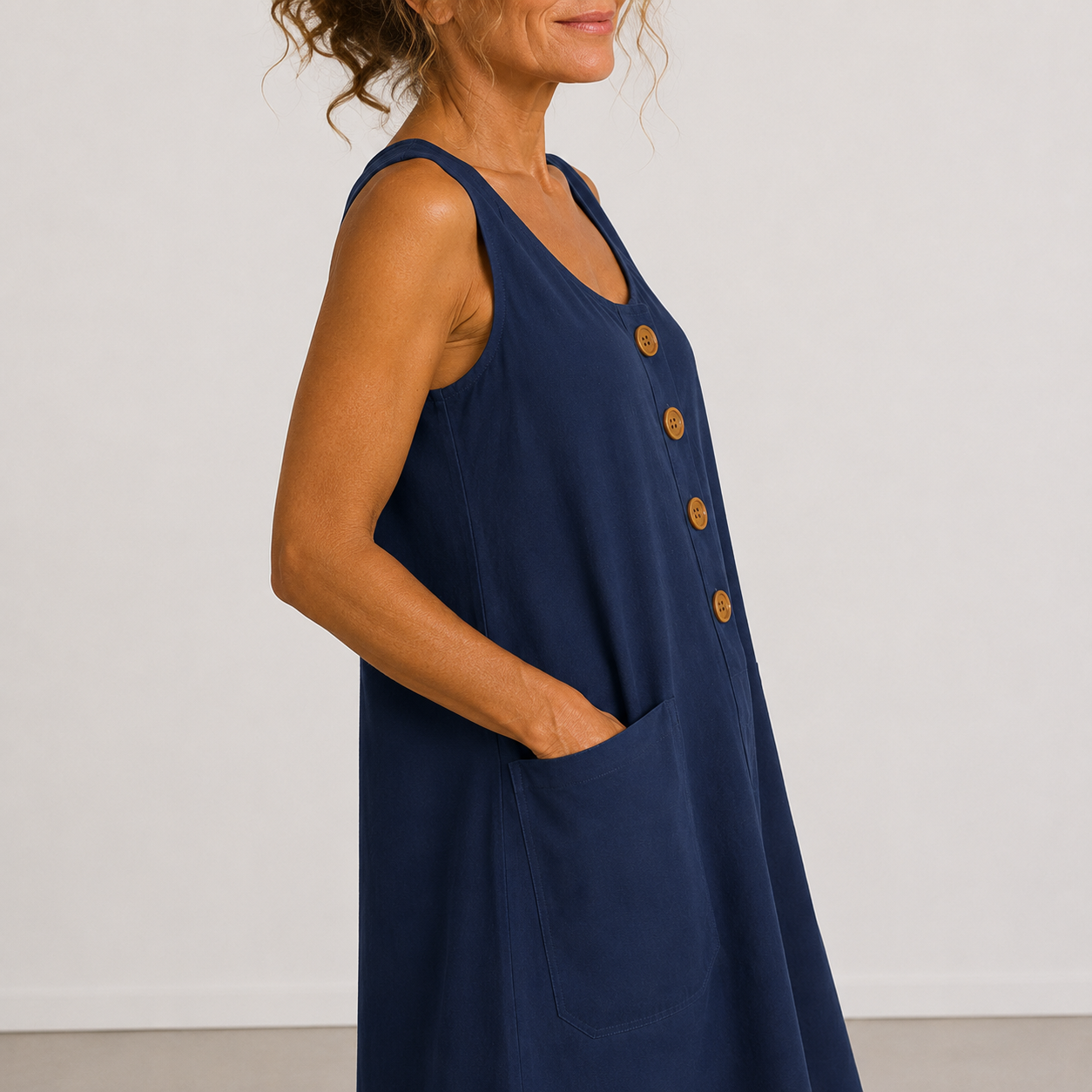 Maud™ | Premium Linen Blend Summer Dress