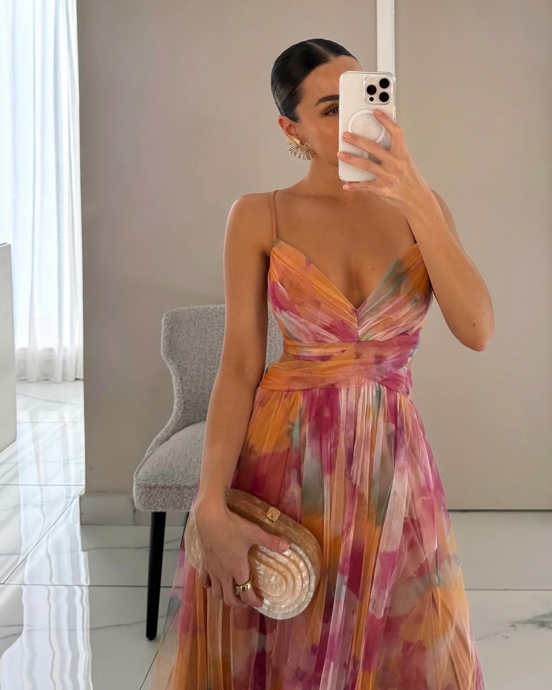 La Fiora™ | Floral Elegance Maxi Dress