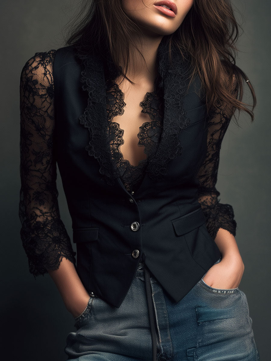 Noémie | Structured Blazer Top