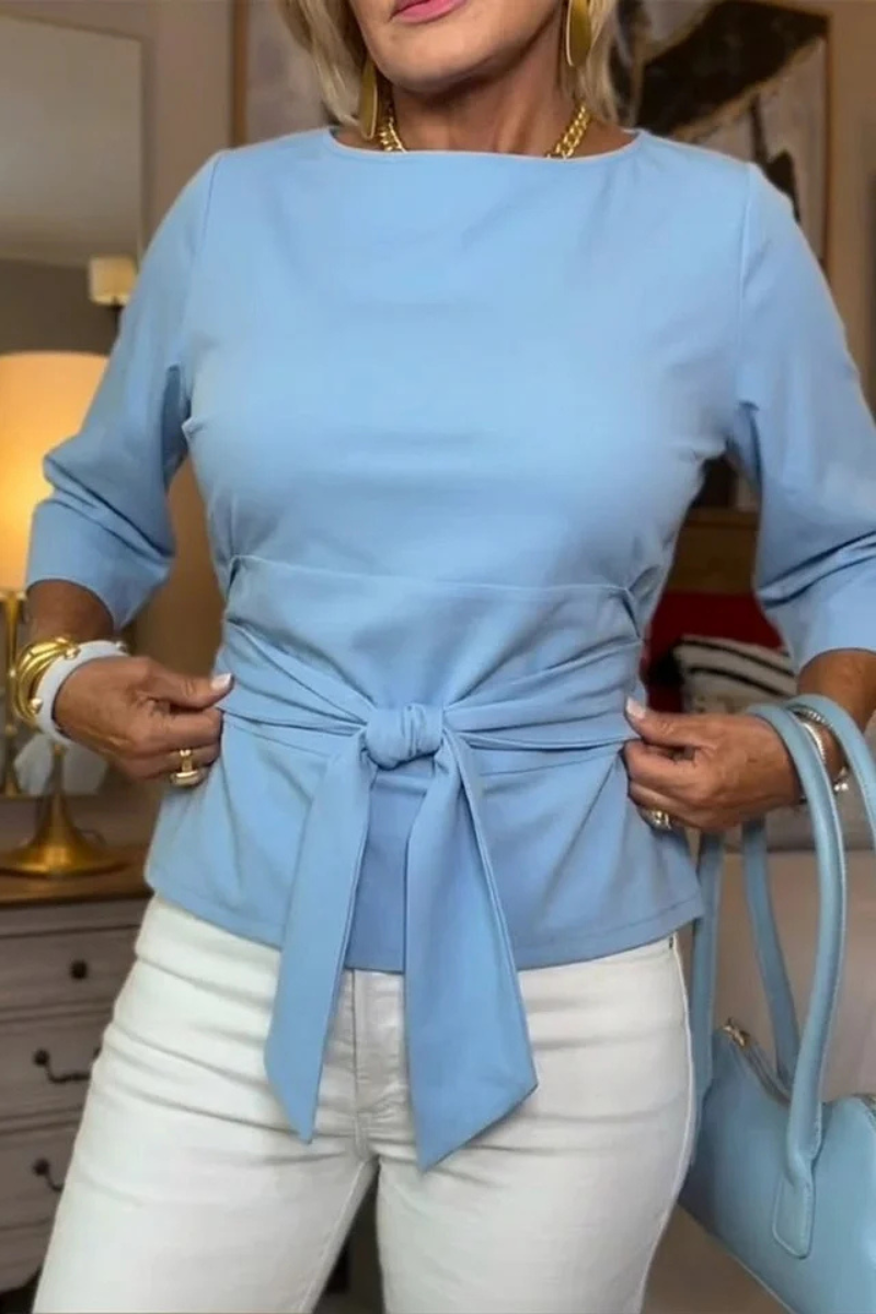 Daria | Tie-Waist Top