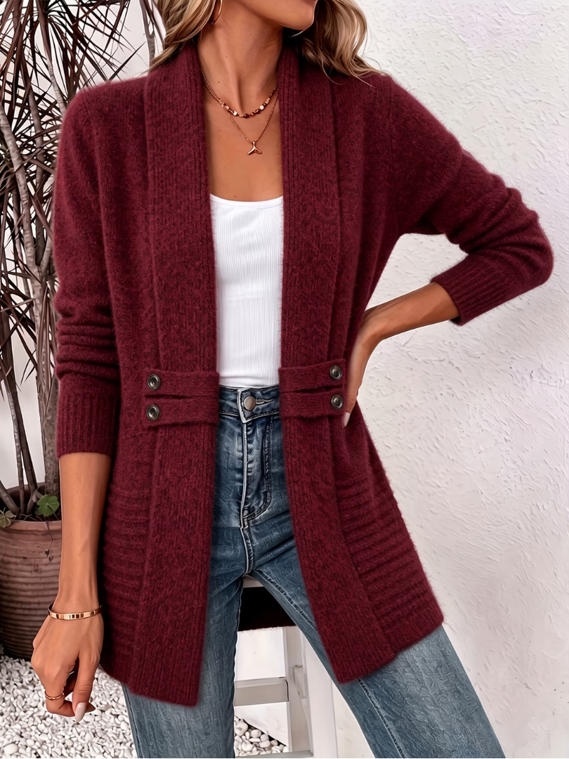 Sophie | Open-Weave Knit Cardigan