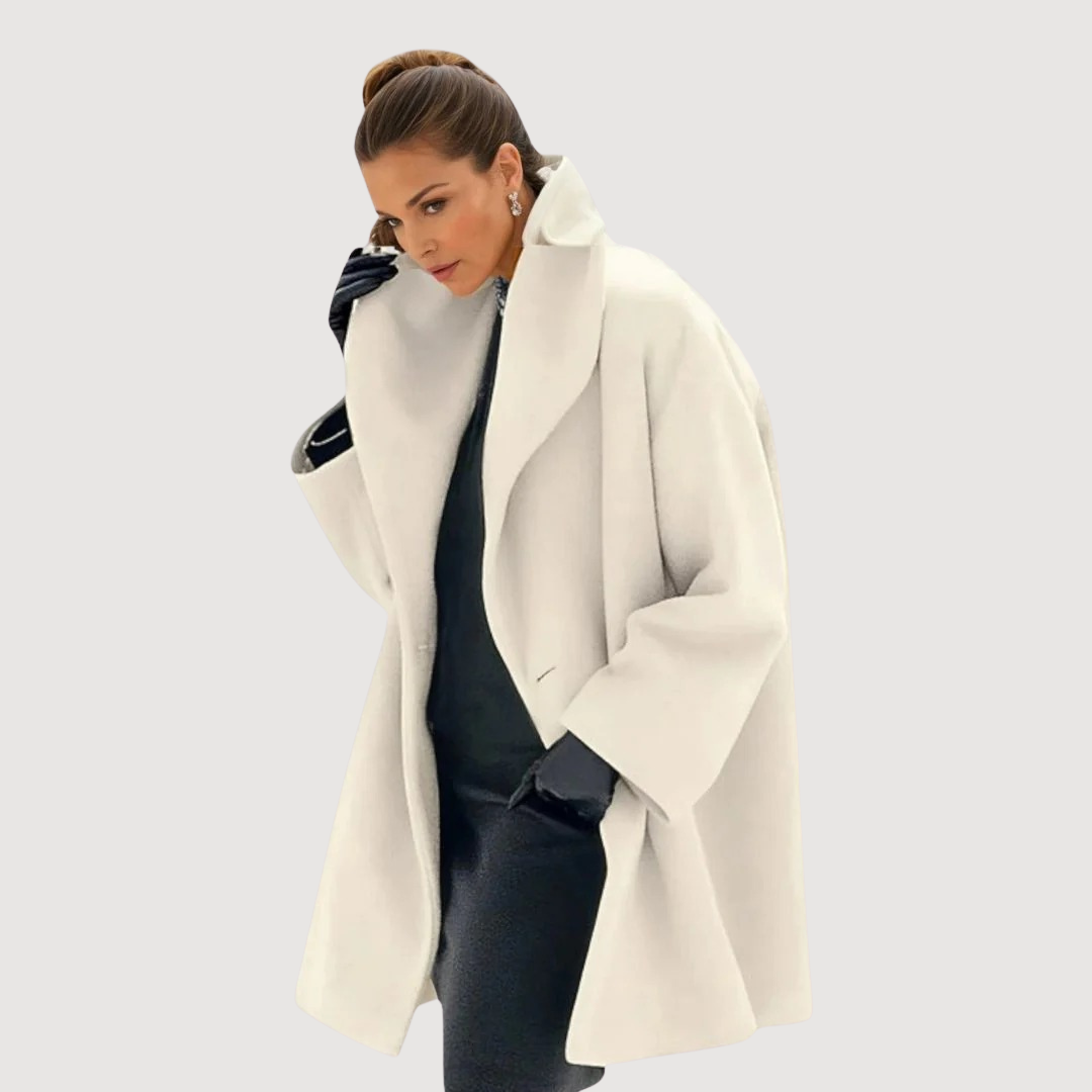 Constance | Shawl Collar Swing Coat