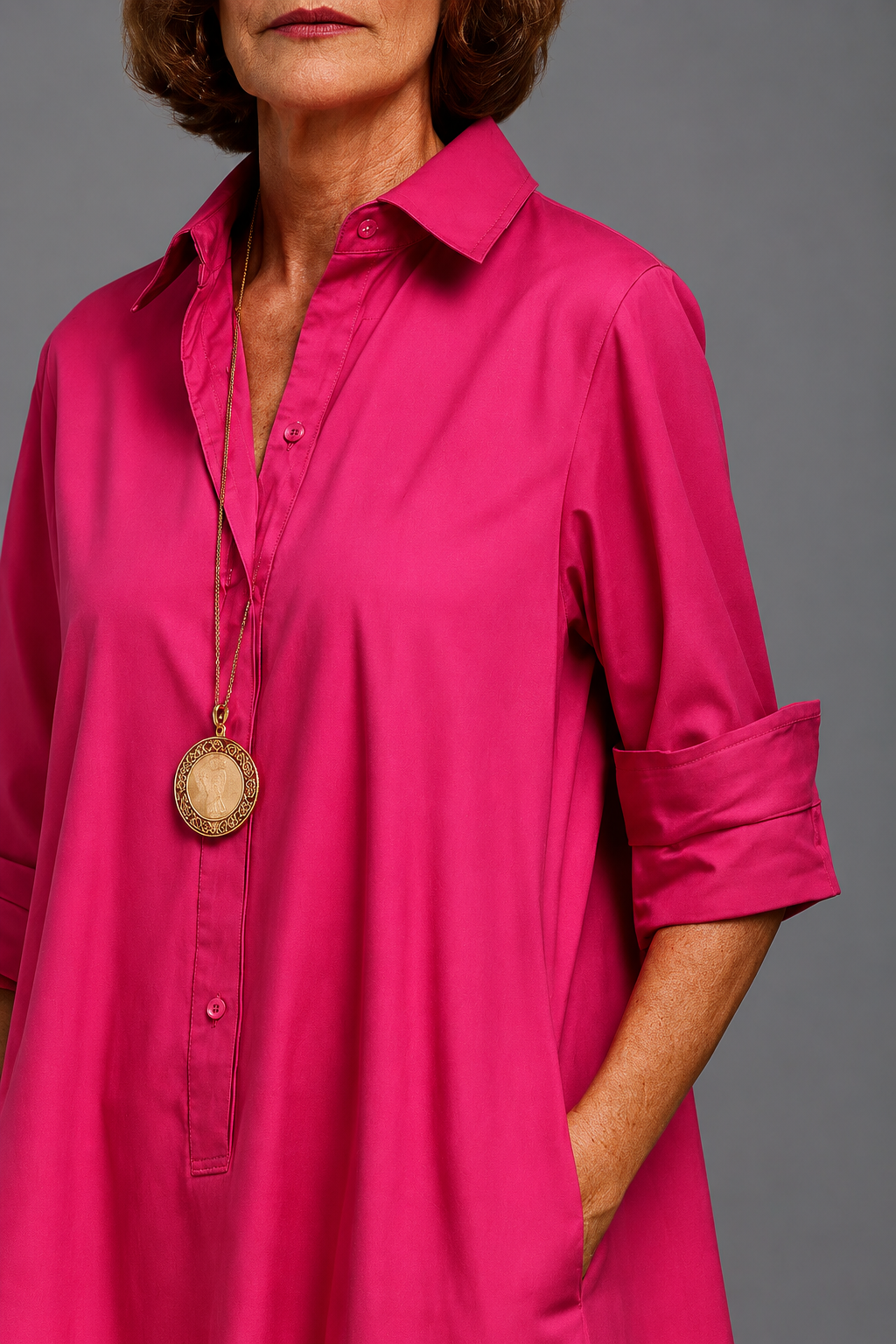 Annmarie | Comfortable Flowing Midi Dress