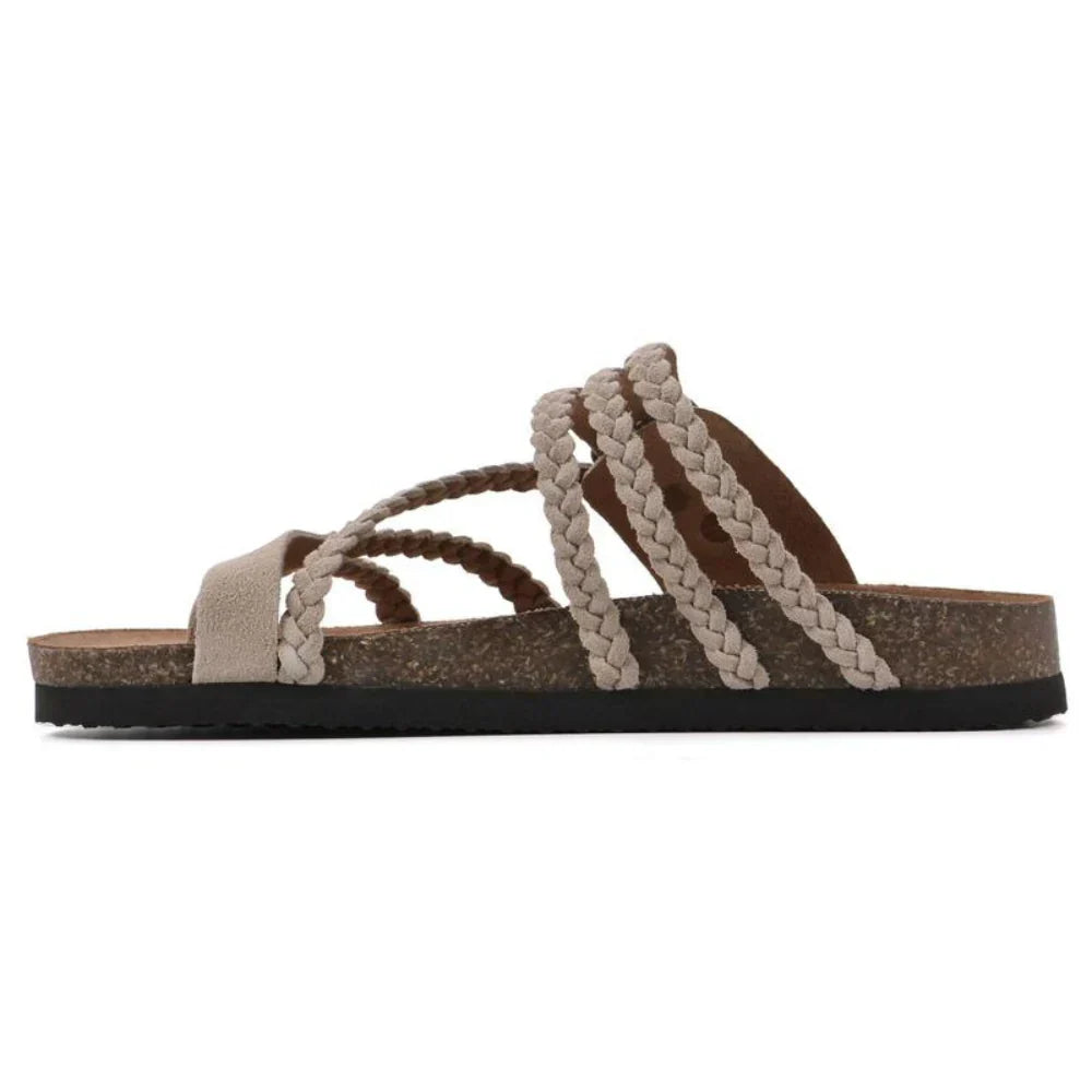 Hayleigh™ | Handwoven Comfort Sandals