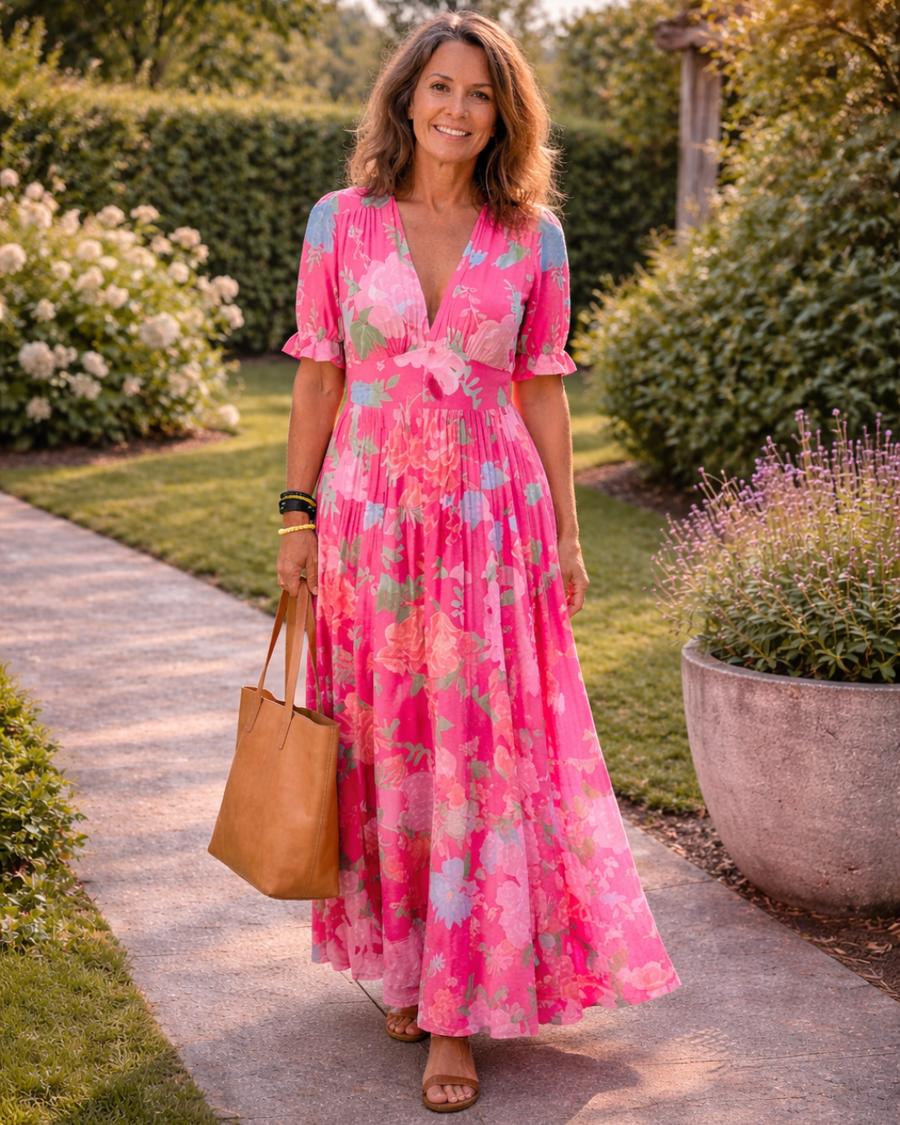 Ione™ | Elegant Floral Maxi Dress