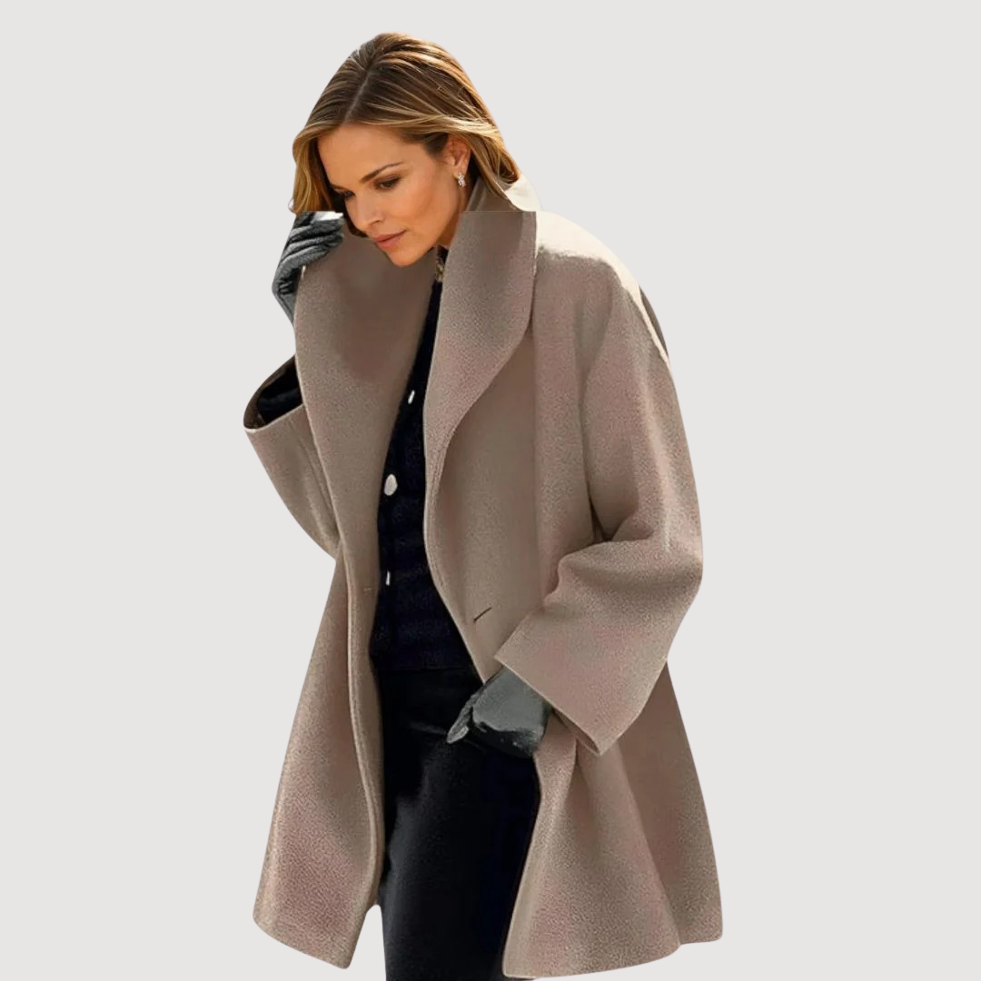 Constance | Shawl Collar Swing Coat