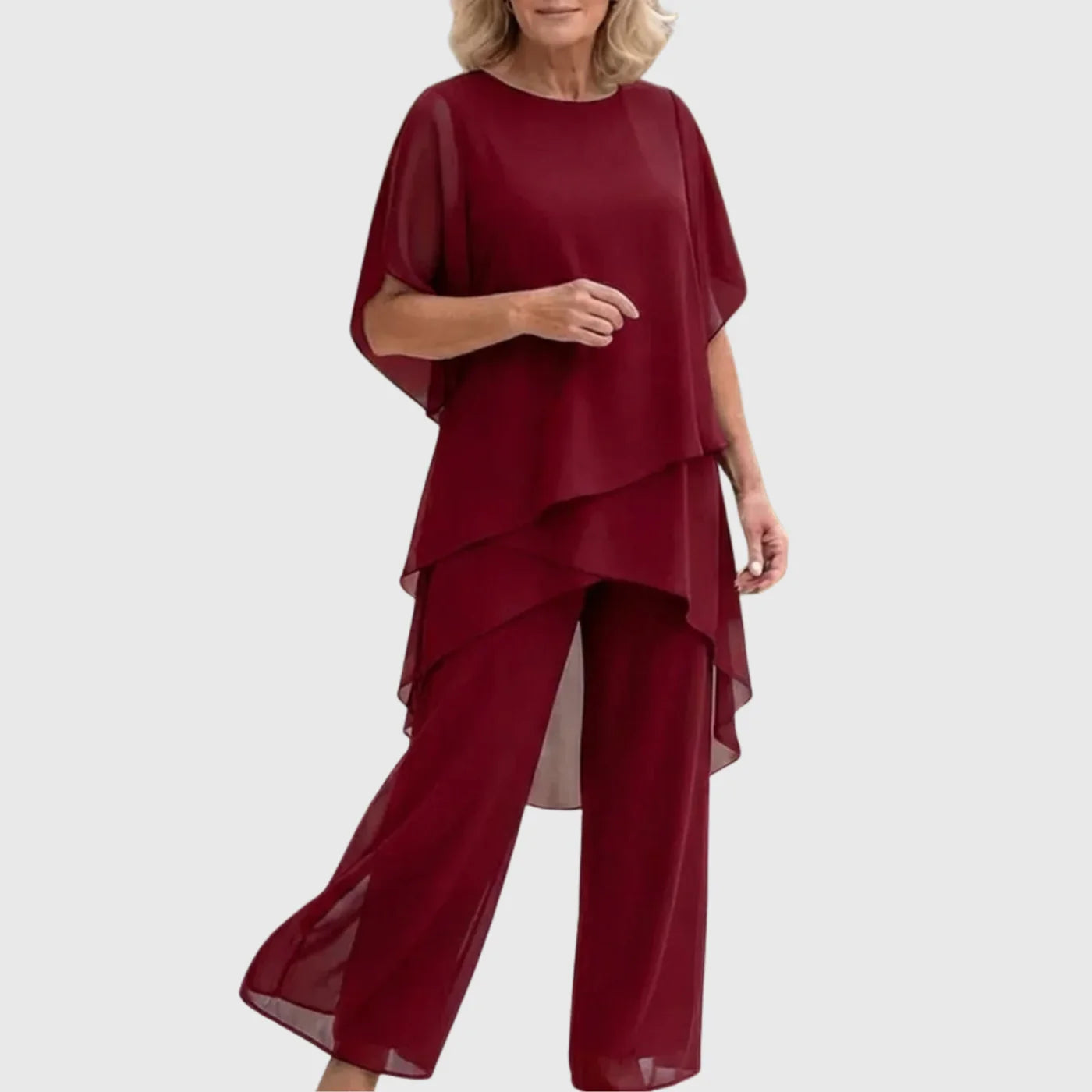 Beatrice | Cotton-Poly Coordinated Set