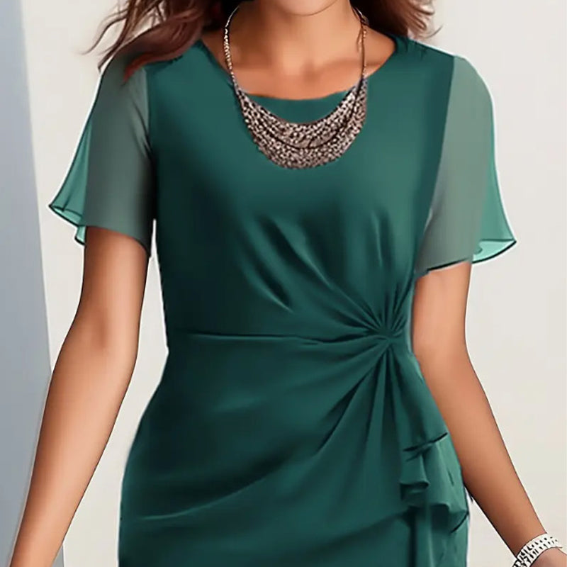 Abelia | Premium Draped Dress