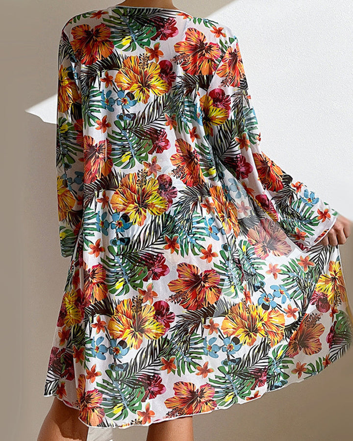 FIONNGHUALA | FLORAL SKIRT BIKINI SET