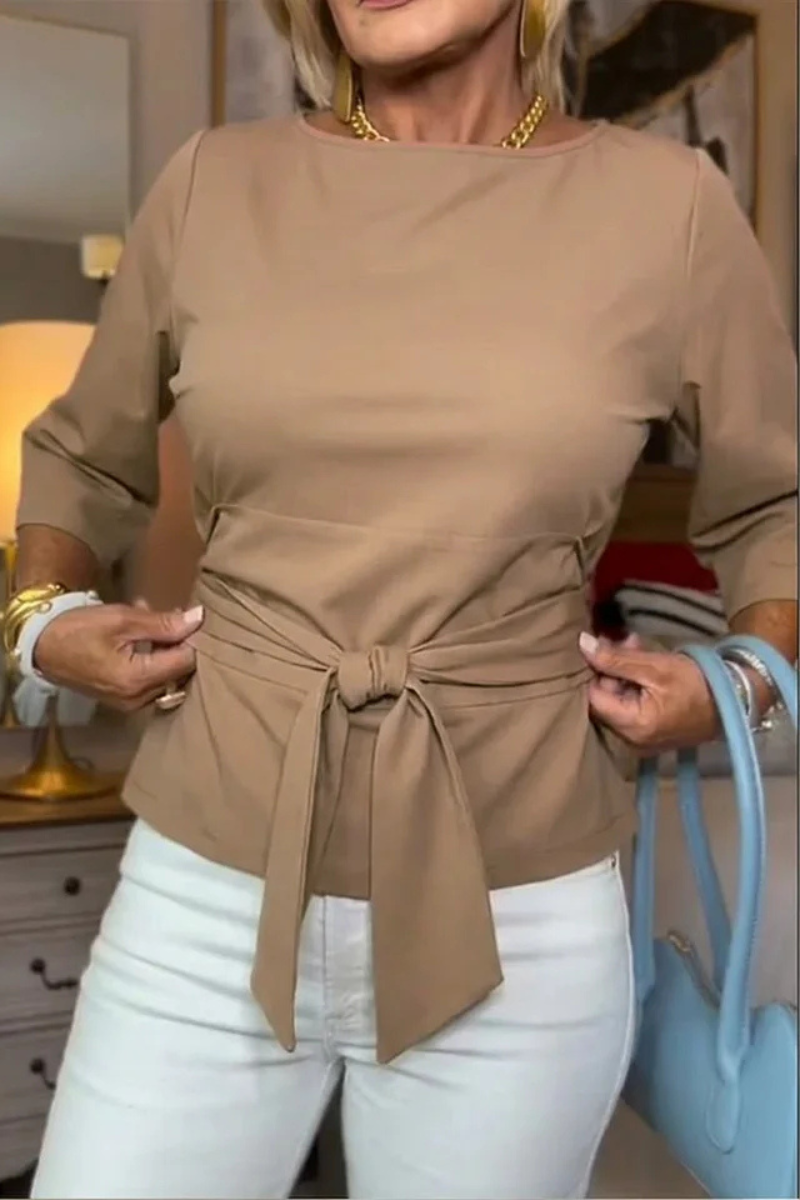Daria | Tie-Waist Top