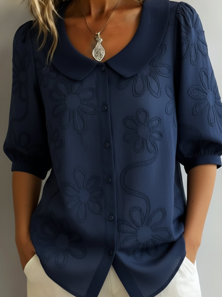 Aurélie | Floral Flowing Blouse