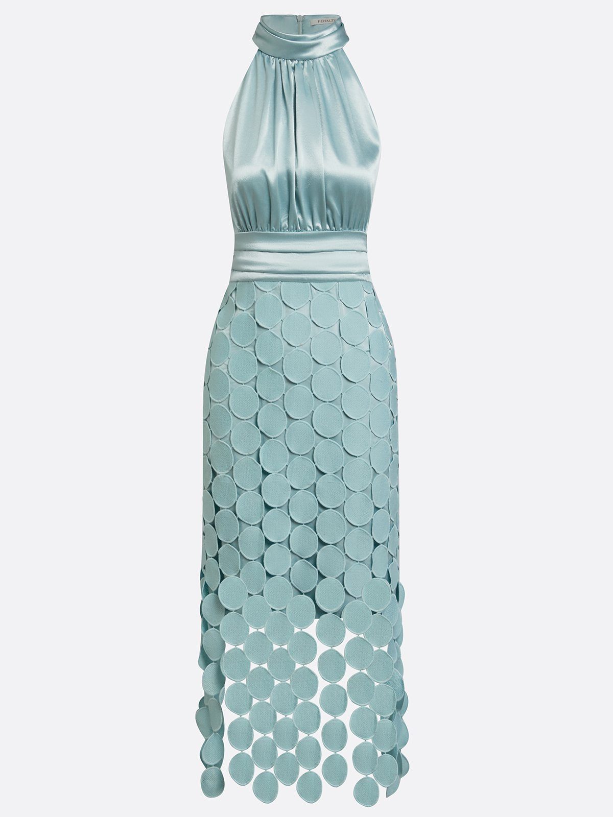 Irène | Halter Neck Midi Dress