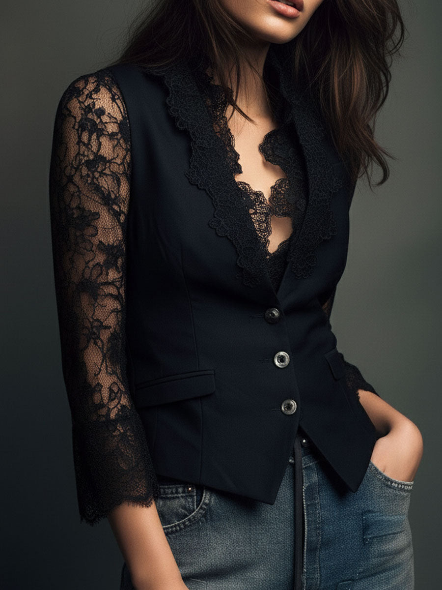 Noémie | Structured Blazer Top