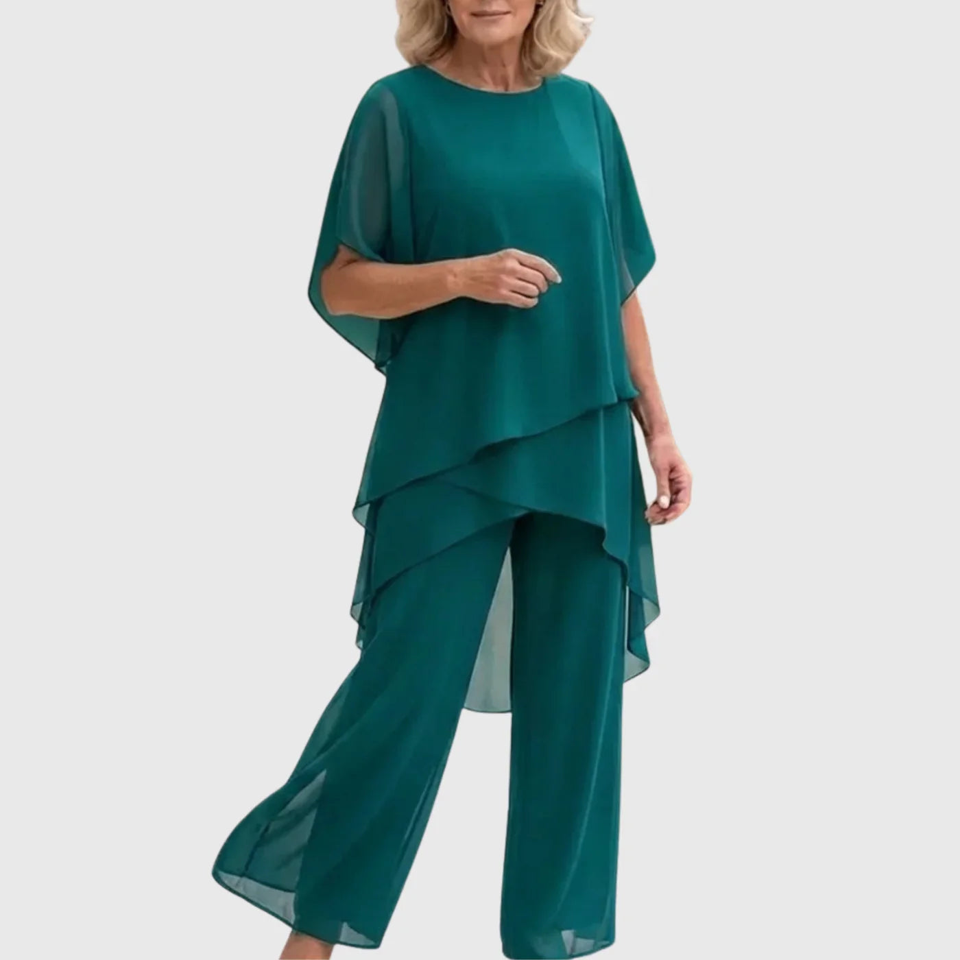 Beatrice | Cotton-Poly Coordinated Set